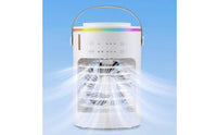 Portable Spray Fan Built-in Mist Function Mini Water-Based Chiller Portable Air Chiller for Office