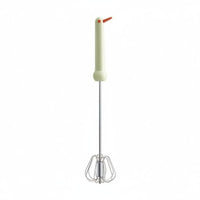 Semi-Automatic Push Whisk Cordless Semi-Automatic Whisk No Electricity Needed Push down Egg Beater for Beginners, Home Cooking