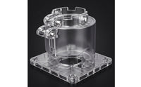 Angle to Router Adapter Accurate Trim Router Base with Clamp Screws Wear Resistant Attachment for Hobbyists