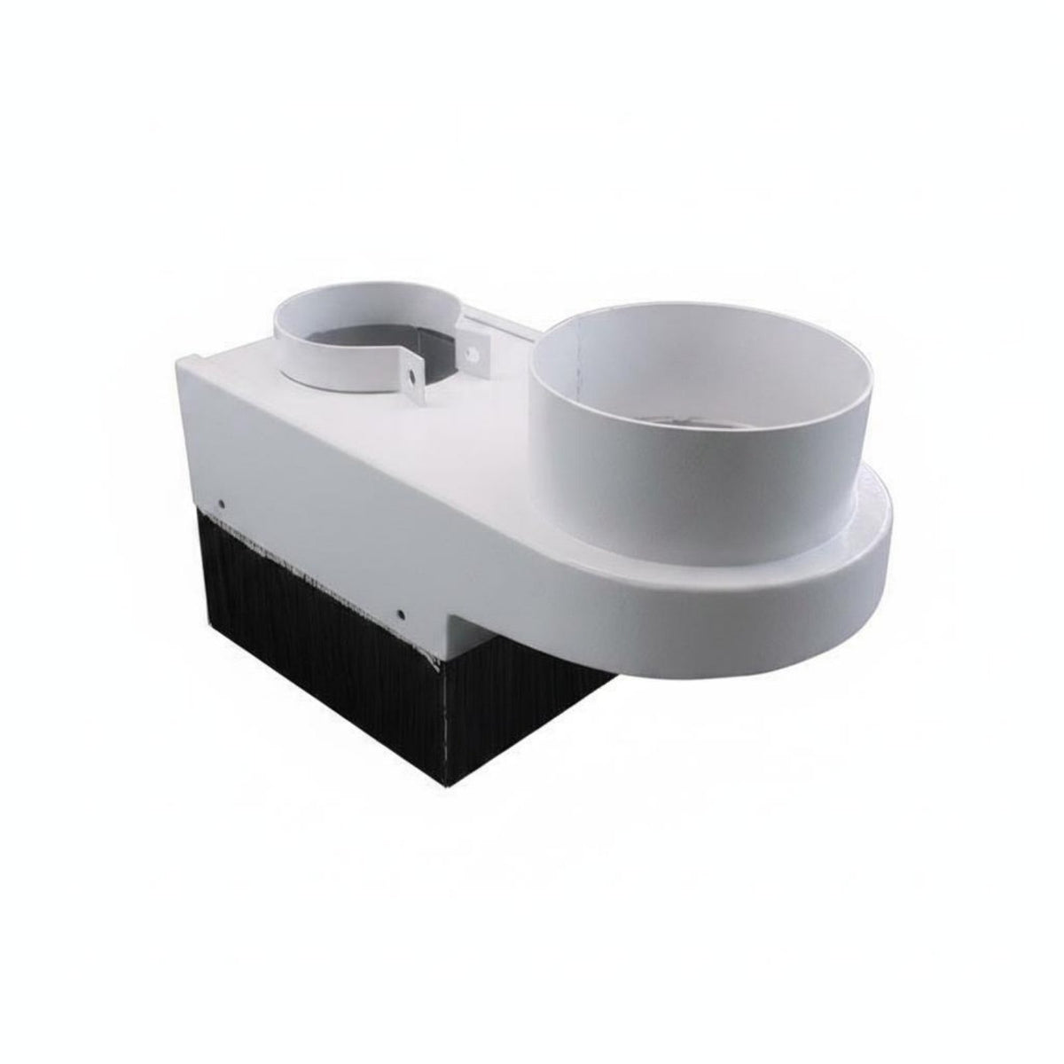 Push-Pull Design CNC Spindle Dust Shoe Easy to Install Spindle Dust Cover Wider Suction Area Machine Accessory Sturdy Material for Engraving, Woodworking