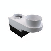 Push-Pull Design CNC Spindle Dust Shoe Easy to Install Spindle Dust Cover Wider Suction Area Machine Accessory Sturdy Material for Engraving, Woodworking