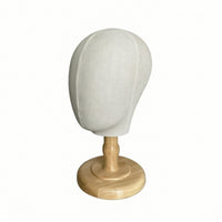 Mannequin Head with Stand Smooth Display Head with Stand Professional Hat Display for Retailers, Milliners, Shop Window