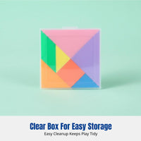 Tangram Game, Kids Educational Intelligence Board, Colorful Preschool Teaching Aid