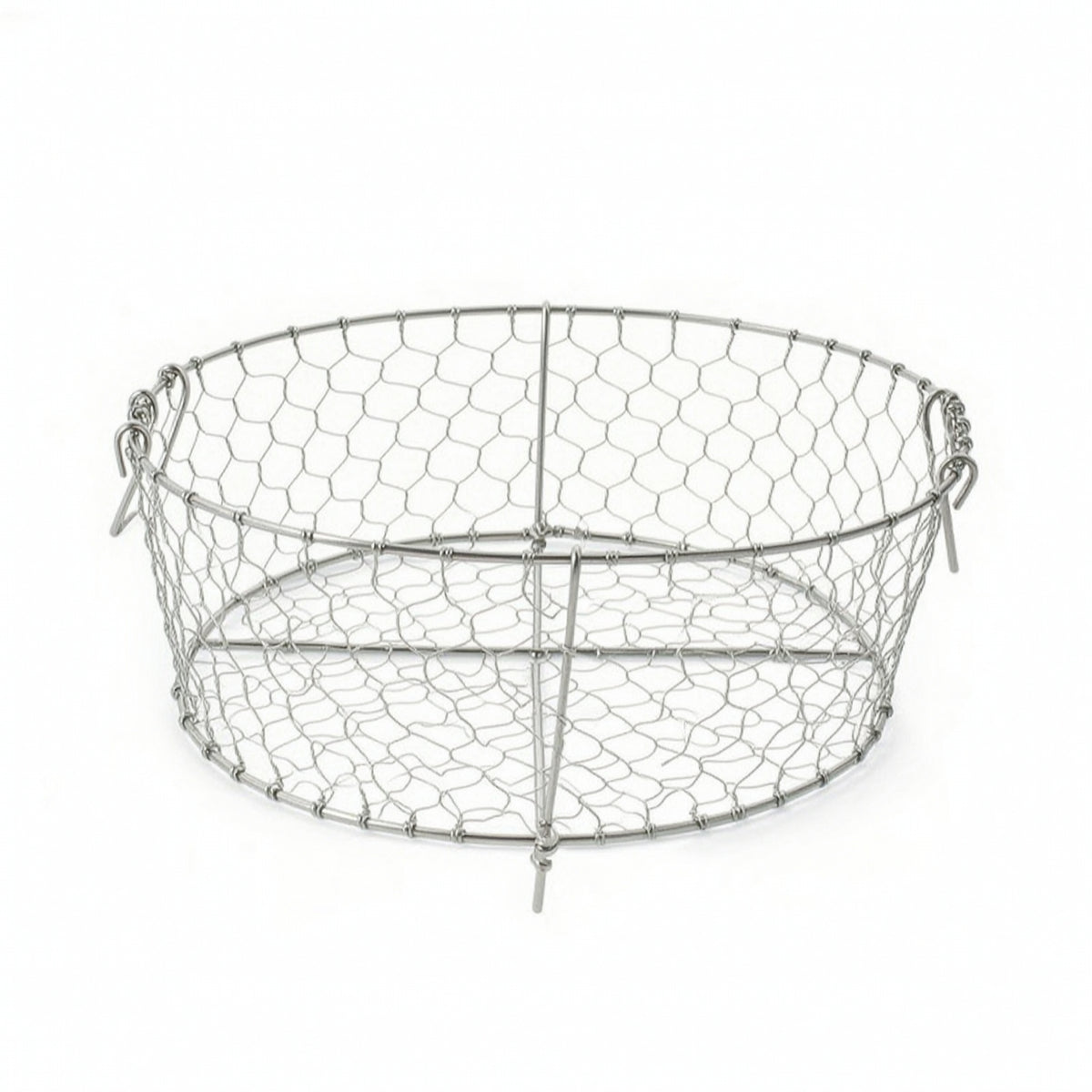 Drain Basket Resistant Stainless Steel Basket Airy Countertop Storage Organizer for Home Cooks, Kitchen