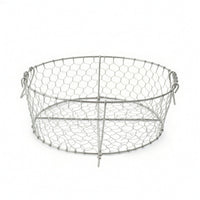 Drain Basket Resistant Stainless Steel Basket Airy Countertop Storage Organizer for Home Cooks, Kitchen