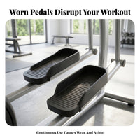 Exercise Foot Pedal Textured Grip Surface Workout Gear Raised Side Wall