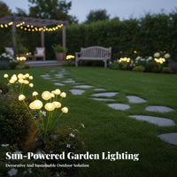 Waterproof Solar Toadstool Lights Easy Installation Solar Toadstool Light Dusk to Dawn for Patio, Yard, Flower Bed
