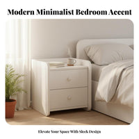 Nightstand Modern Bedside Table Compact Bedside Cabinet for Bedroom, Apartment