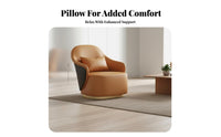 Modern design Upholstered Tub Chair dense Foam Seat Reception Furniture Enveloping Design Conversation Set Plush Fabric for Hotel Managers, Business Owners, Interior Designers, Office, Lounge, Waiting Room, Bedroom