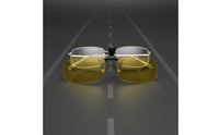 Anti-Glare Flip-up Sunglasses Attach-on Protection Attach-on Lenses Lightweight Eyewear Accessory Shatterproof for Fishing