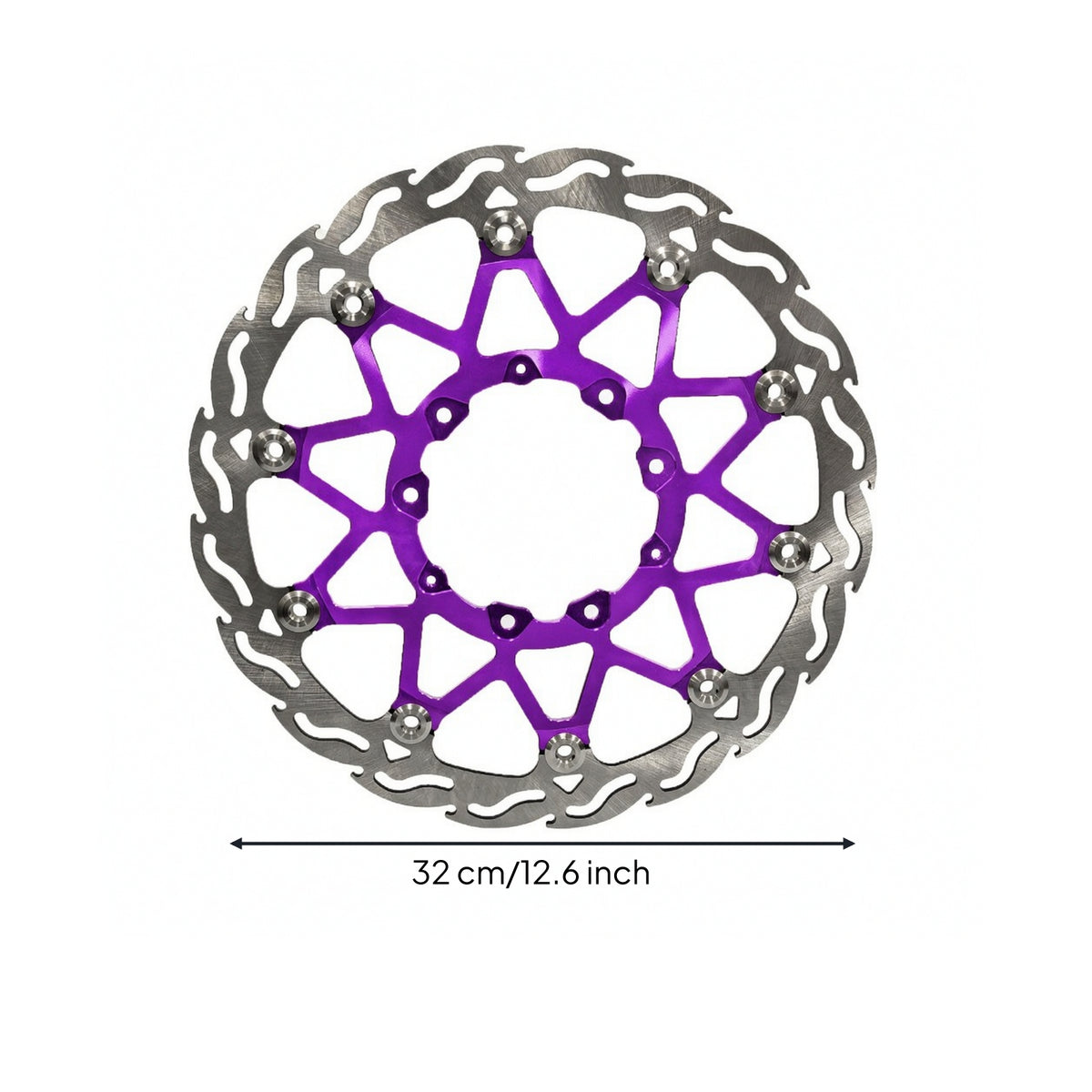 Unattached Disc Brake Rotor Stainless Steel Front Disc Brake Rotor Heat Dissipation for Unpaved Riding