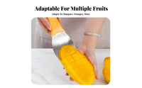Stainless Steel Mango Cutter Multifunctional Mango Cutter Spoon Fruit Pulp Separator Easy to Use Kitchen Tool for Home Cooks