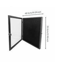 Pin Display Frame Transparent Front Award Display Case Dust Protection Home Decor