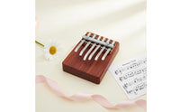 5-Note Thumb Piano Educational Smooth Finish Handheld Finger Piano for Beginners, Kids, Travel