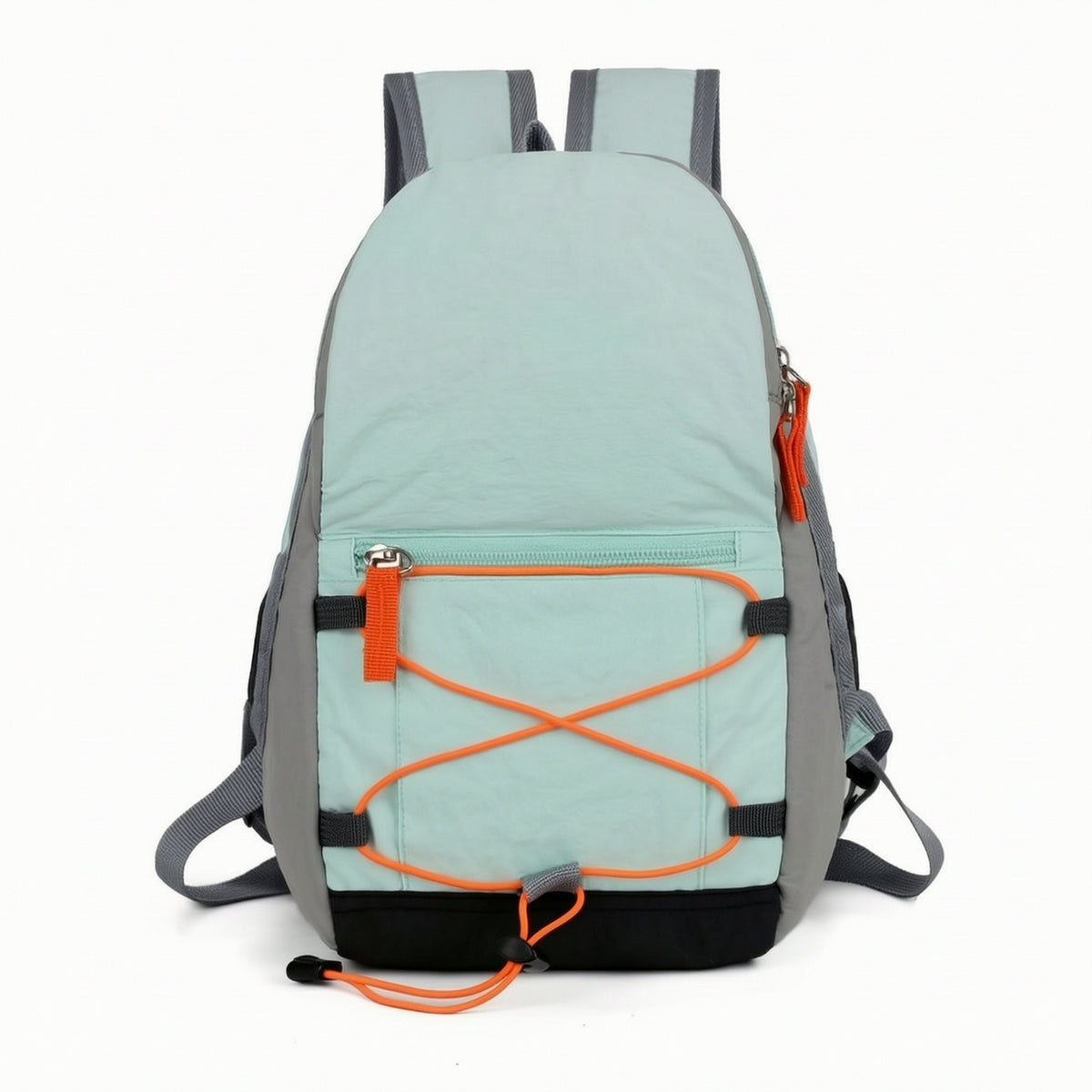 Compact Outdoor Backpack Lightweight Backpack with Elastic Cord Versatile Daypack Casual for Commuting