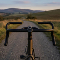Multi-Loop Butterfly Handlebar Raised Middle Swept-Back Handlebar Black Open Ends for Long-Distance Riding, Cycling