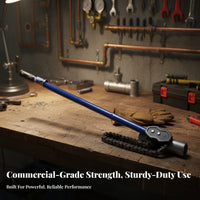Anti-Slip Gripping Surfaces Adjustable Chain Pipe Wrench High Rotational Force Chain Pipe Wrench Heat-Treated Steel Ergonomic Handle for Industrial Workers, DIY Enthusiasts, Plumbing, Workshops, Factories, Home Repair