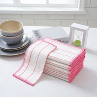 2000 Pack Red Thickened Dishcloths and Dish Cloths for Washing Up, 30cm Dish Towels with Magic Wipe Cloth, 5-Layer Woven Cotton for Kitchen