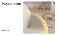 Skin-Friendly Material Kids Mini Sofa Thickly Padded Upholstered kids' Armchair Stable and Sturdy Soft Foam Toddler Chair Easy to Clean for Toddlers, Babies, Preschoolers, Playroom, Kindergarten, Nursery, Preschool