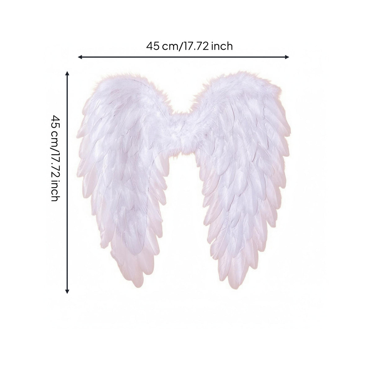 Downward Angel Appendages Paperboard Feathery Costume Accessories Appendages Handmade Dress Costume Set for Party