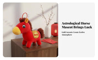 Year of the Horse Symbol Doll Brings Success Year of the Horse Symbol Wealth Attracting Good Luck Good Fortune Token for Family