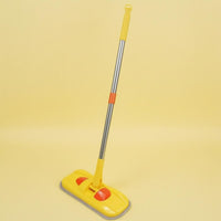 Car-Shaped Toy Mop Colored Grip Cleaning Playset Polished Finish