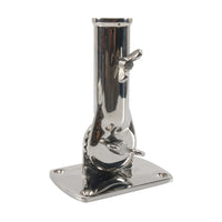 316 Stainless Steel 180-Degree Rotating Flagpole Base for Yachts and RVs