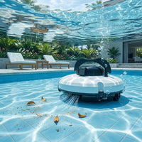 Rechargeable Cordless Robotic Pool Vacuum Cleaner Fine Filter Cordless Robotic Pool Cleaner Submersible Portable