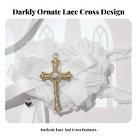 Dark Romantic Lace ocular ocularpatch Soft and Breathable lace-like Cross ocularpatch Retro Look
