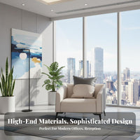 Modern Design Modular Sofa and Table Ensemble Multiple Configurations Modular Reception Set Sturdy Construction Office Furniture Ergonomic Comfort for Business Owners, Corporate Buyers, Interior Designers, Lobby, Waiting Room