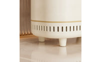 Push Button Trash Can Narrow Wastebasket Space-Saving for Toilet Side, Kitchen