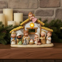 Stable Nativity Ornament Decorative Tabletop Decoration Collectible Decor