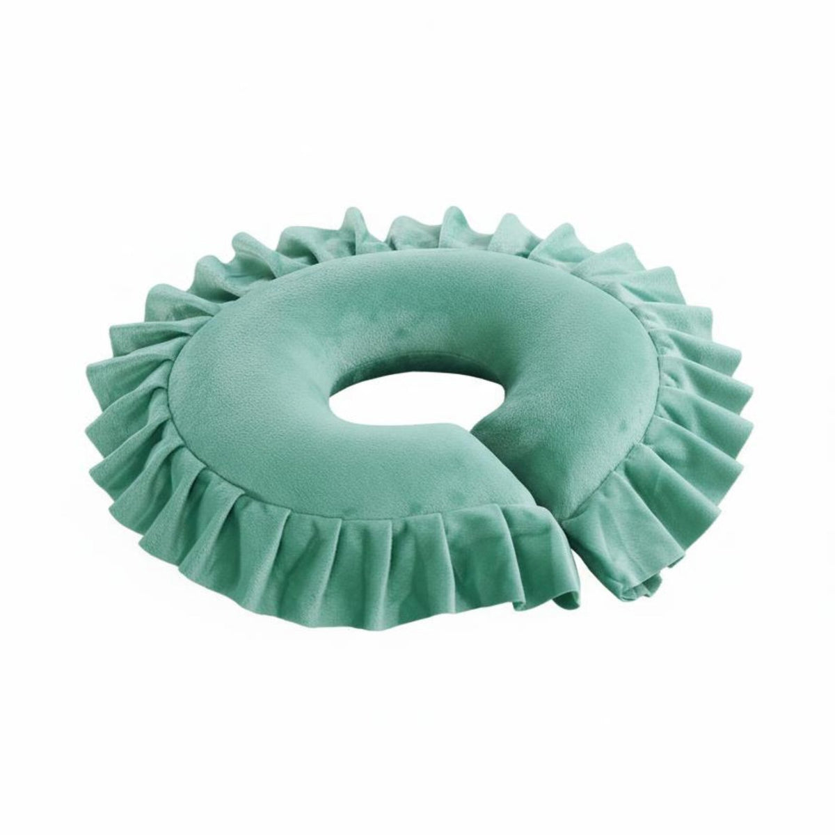 Removable and Washable Cover Massage Table Face Cradle Latex Foam Filling Face down Pillow Support Easy to Clean for Home Users, Salon, Spas