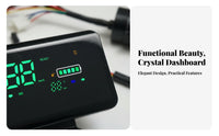Electric Tricycle Dashboard 48V-72V Compatible Electric Three-Wheeler Instrument Cluster Wide Electrical Potential Compatibility Electric Vehicle