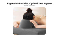 Slow Rebound Memory Foam Face Pillow Pressure Relief Memory Foam Face Cushion Ergonomic Design for Estheticians, Beauty Salon, Home, Bedroom