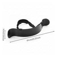 Padded Biceps Training Board Curved Arm Workout Board Aluminum Portable Home Gym Set Adjustable Strap