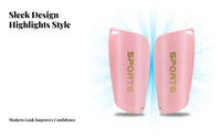 EVA Soccer Shin Guards Hard Shell Shielding Shin Guards Contoured Leg Protectors Curved