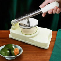 Pastry Press with Handle Hand-Operated Pastry Press Tool Flat-Base for Meal Prep