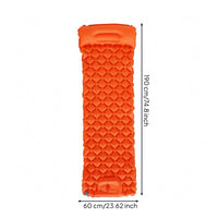 Inflatable Sleeping Pad Two-layerLayer Inflation Point TPU Outdoor Gear
