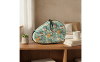 Table Tennis Racket Case Zippered Case with Hand Strap Portable for Travel