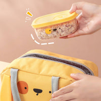 Stackable Design Rice Portioning Box Leakproof Seal Freezer Safe Meal Box Date Indicator Lid Kitchen Storage for Dieters, Office