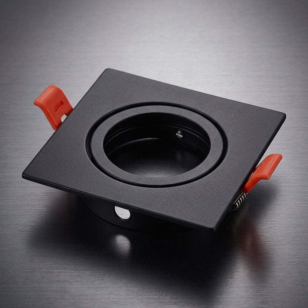 100v-240v Recessed Lighting Fixture for Home Lighting, Adjustable Angle Mounting Frame with MR16, Interior Lighting, Recessed Ceiling Hole Size