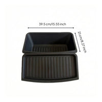 Under-Seat Storage Box with Cover Concealed Under Seat Storage Box Car Organizer Tray with Lid Slim Container