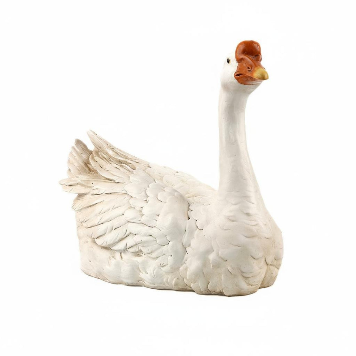 Outdoor Decoration Resin Swan Statue Lifelike Swan Statue for Garden, Yard, Patio