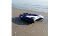 Easy Inflation Children's Swimming Kickboard Foldable Inflatable Bodyboard High Buoyancy Swimming Buoyant Device with Handles Long-Lasting for Beginners