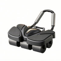 Wear-Resistant Abdominal Wheel with Mats Anti-Slip Ab Roller with Exercise Mats Portable Ab Roller Wheel Compact for Beginners