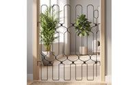 Collapsible Foldable Pet Gate Indoor Metal Pet Gate Portable Barrier Freestanding for Dogs, Young Dogs, Cats, Doorways, Stairs, Hallway, House