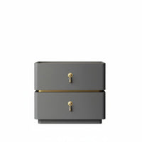 Light Luxury design 3-Drawer Bedside Table Modern Design 3-Drawer Chest Sturdy Construction Nightstand space-saving Size for Homeowners, Apartment Dwellers, Interior Decorators, Guest Room, Small Spaces, Hallway