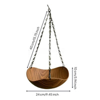 Bird Feeder Bowl Easy to Clean Hanging Tray Quick Drain Pet Supply for Backyard