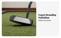 Golf Putter Unisex Large Head Putter High Stability Athletic Gear for Women, Golfers, Putting Green